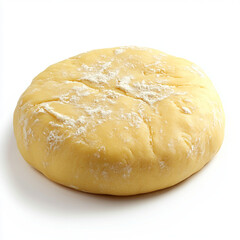 shortbread dough of bread isolated