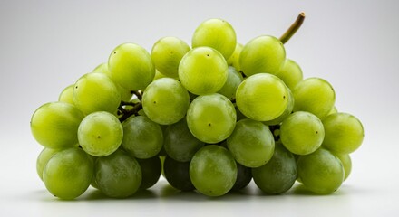 Fresh Green Grapes Bunch Healthy Fruit Food Diet