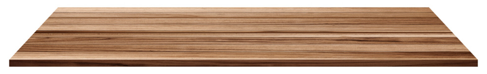Naklejka premium Empty wood table. Can used for display or montage your products. Wood plank in perspective.