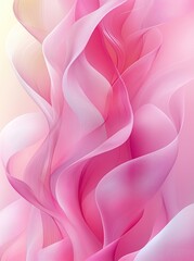 Pink fabric flowing, studio backdrop, elegant design, website banner