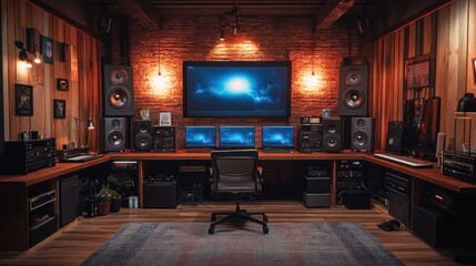 Truck Tire with Reflection of Lights on Wet Asphalt
