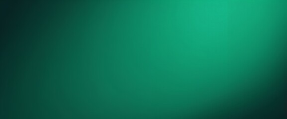 Obraz premium Emerald Green Gradient Abstract Background for Banner and Header Design