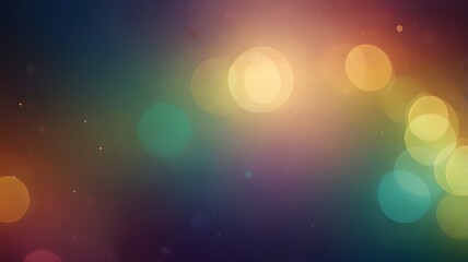 Bokeh is a type of circular light blur with a gradient background and soft, glowing edges.