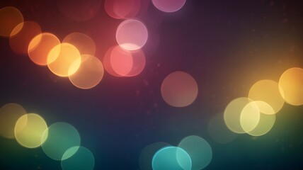 Bokeh is a type of circular light blur with a gradient background and soft, glowing edges.