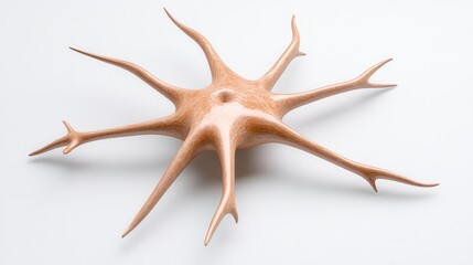 Intricate Star Shaped Organism With Spiky Arms