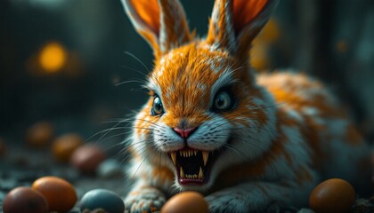 easter bunny angry