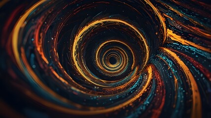 a center point of concentration surrounded by spiraling lines.