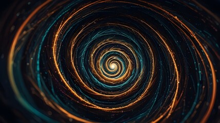 a center point of concentration surrounded by spiraling lines.,
