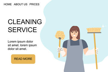 Professional cleaning service advertisement design for brochures and digital marketing.