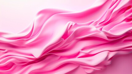 Obraz premium Abstract Pink Fluid Swirls: A Dreamy, Textured Visual