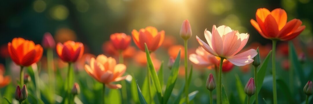 Flor de aguaviva en un jard?n lleno de flores, jard?n, aguaviva, sombra