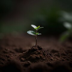 Fototapeta premium Newly Grow Young Plant