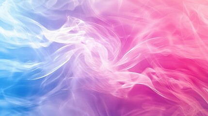 Fototapeta premium Abstract Swirling Smoke: A Dreamy Pastel Symphony