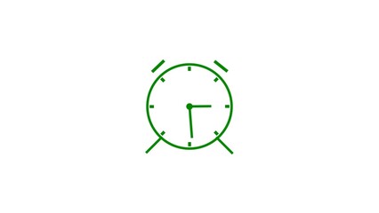 alarm Clock icon, Vector illustration flat design on white background.