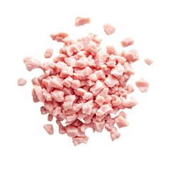 Fresh minced chicken meat, finely chopped and ready for cooking, ideal for various recipes. Perfect for adding protein to meals and enhancing flavors