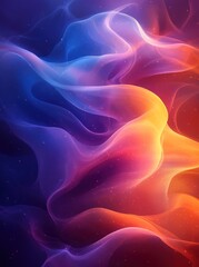 Abstract swirling nebula; cosmic background; vibrant design