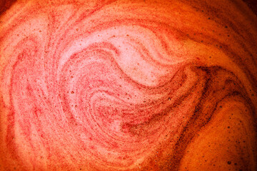 Abstract background. Sweet jam foam