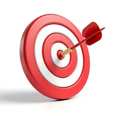 Bullseye Target with Arrow