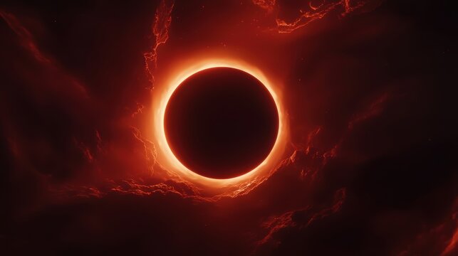 A surreal glowing portal floating in space, surrounded by swirling dynamic light patterns and vibrant nebula clouds