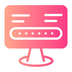 passcode gradient icon