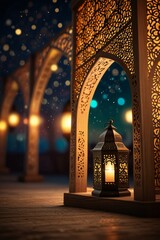 mosque in night