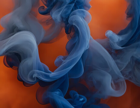 Fiery Blue Smoke