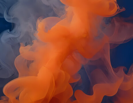 Fiery Blue Smoke