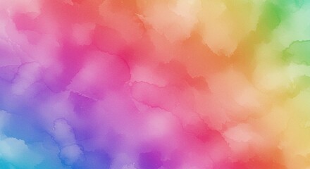 Vibrant Rainbow Watercolor Texture Colorful Abstract Background Design