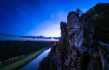 Blue Hour at the Bastei