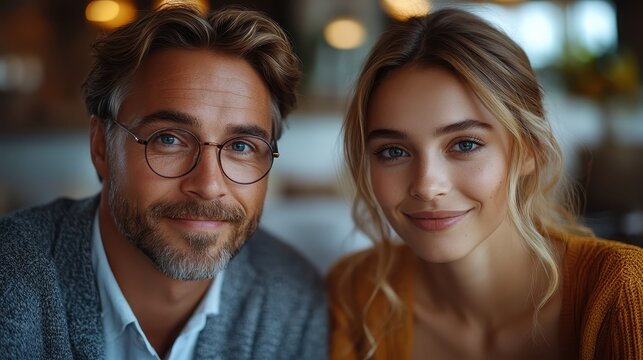 A financial advisor explaining savings plans to a young couple. - Powered by Adobe