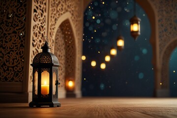 mosque in night