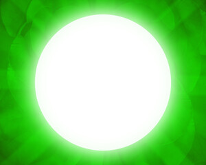 white circle in the center on green rose flower background, nature, card, fashion, rose, wedding, copy space