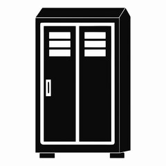 a digital locker silhouette vector design
