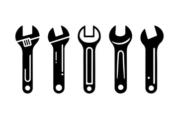 wrench icon set.