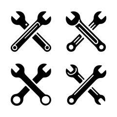 wrench icon set.