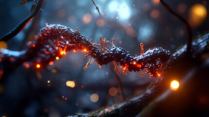 Enchanted Forest: Glowing Vine