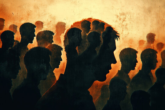 A mind in turmoil amidst the noise of the crowd