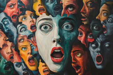 Alone in the middle of everything: anxiety in crowds