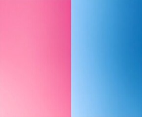 Obraz premium Soft watercolor gradient with blurred transitions in pink and blue.