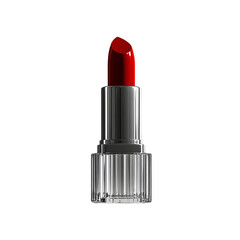 Obraz premium Luxurious lipstick make-up beauty product isolated on a transparent background.