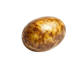 Fototapeta premium 1 potato isolated on transparent background