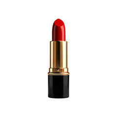 Fototapeta premium Luxurious lipstick make-up beauty product isolated on a transparent background.