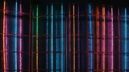 Abstract trendy holographic background. Real texture in pale violet, pink and mint colors with scratches and irregularities