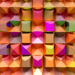 Obraz premium abstract 3d background with squares