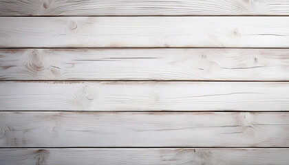 Whitewashed wooden planks texture with subtle grain patterns visible through a matte, chalky white surface, creating a rustic and shabby chic aesthetic perfect for backgrounds or decor themes