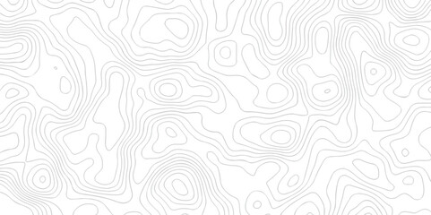 Curved reliefs abstract background White wave paper. Black and white lines seamless Topographic map patterns, topography line map. Contour abstract map relief land outline. Topographic map patterns.	

