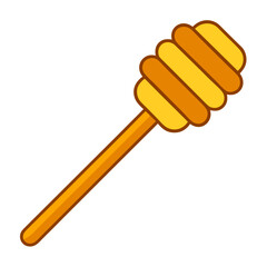 honey dipper icon design