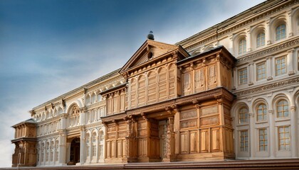 Fototapeta premium the facade of the cathedral of sestieri country