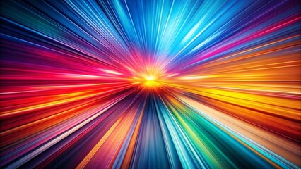 Obraz premium Vibrant Abstract Gradient Stripes Background - Dynamic Energy Hues