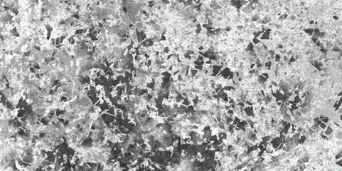 Black and grey grungy distress dispersion effect abstract white modern loft decor texture background, black and grey dust exploding against white background abstract seamless pattern texture effect.